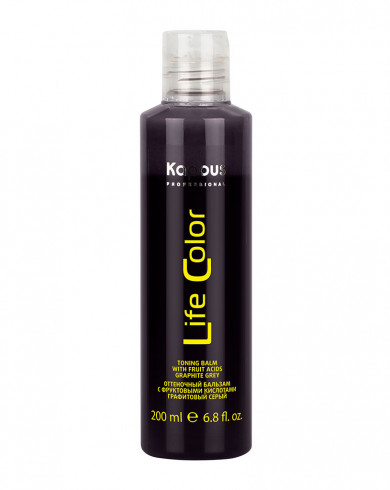 Оттеночный бальзам для волос «Life Color», графитовый серый, 200 мл