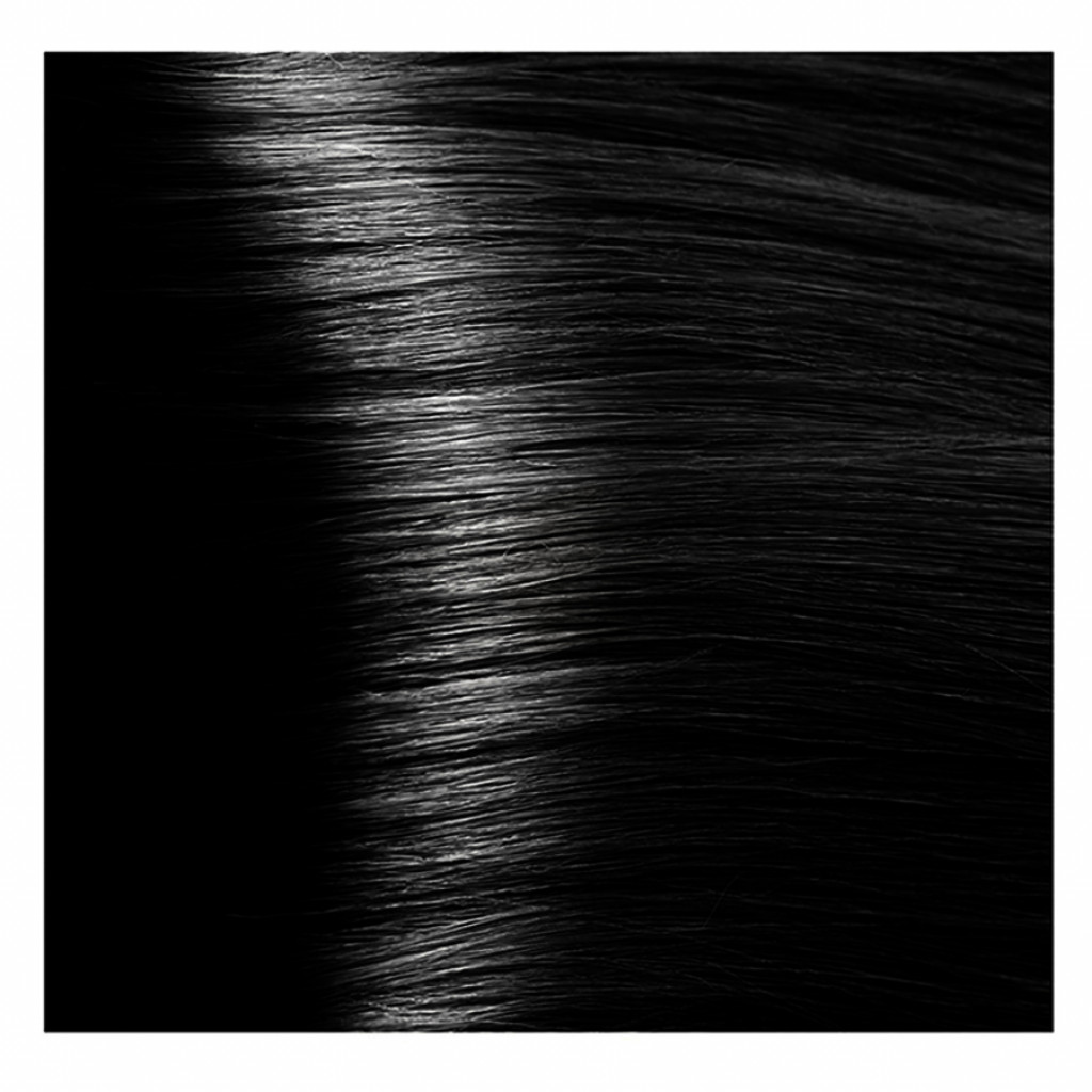HY 1.00 Черный интенсивный, крем-краска для волос с гиалуроновой кислотой, 100 мл