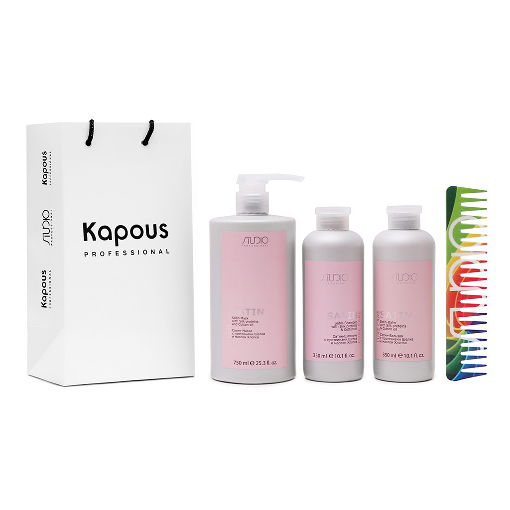 Набор для шелковистых волос с маслом хлопка «Luxe Care»