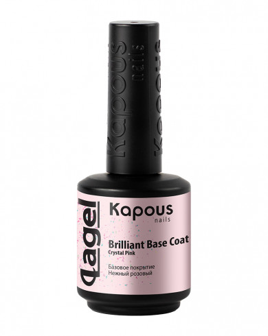 2941 Базовое покрытие Нежный розовый «Вrilliant Base Coat Crystal Pink», 15 мл