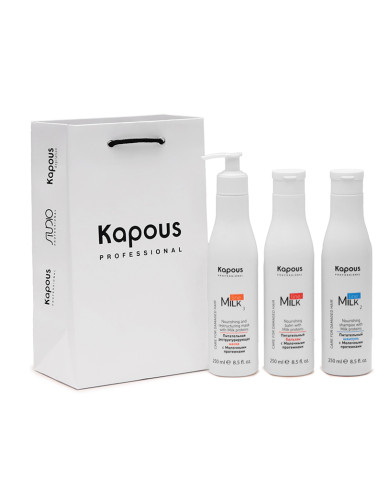 Набор с молочными протеинами для восстановления волос «Milk Line»