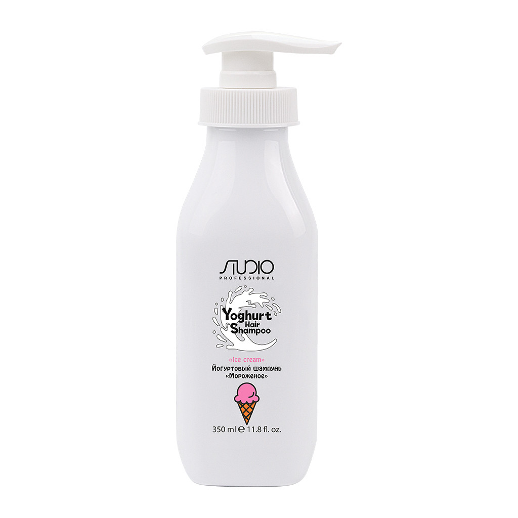 Йогуртовый шампунь для волос «Мороженое», 350 мл 