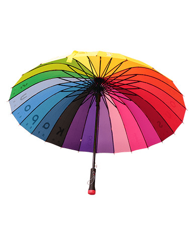 Зонт трость с логотипом, 24 спицы