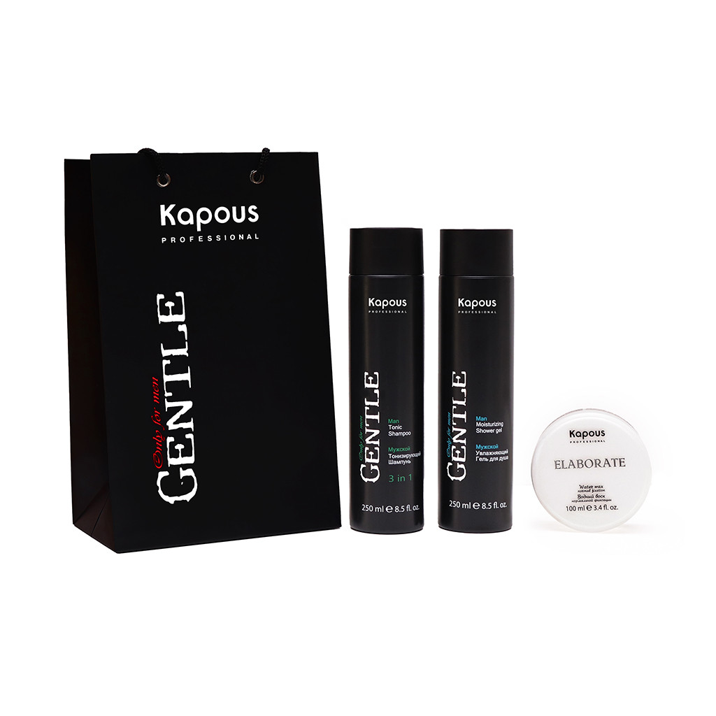 Мужской набор для тонуса кожи и укладки «Gentlemen»