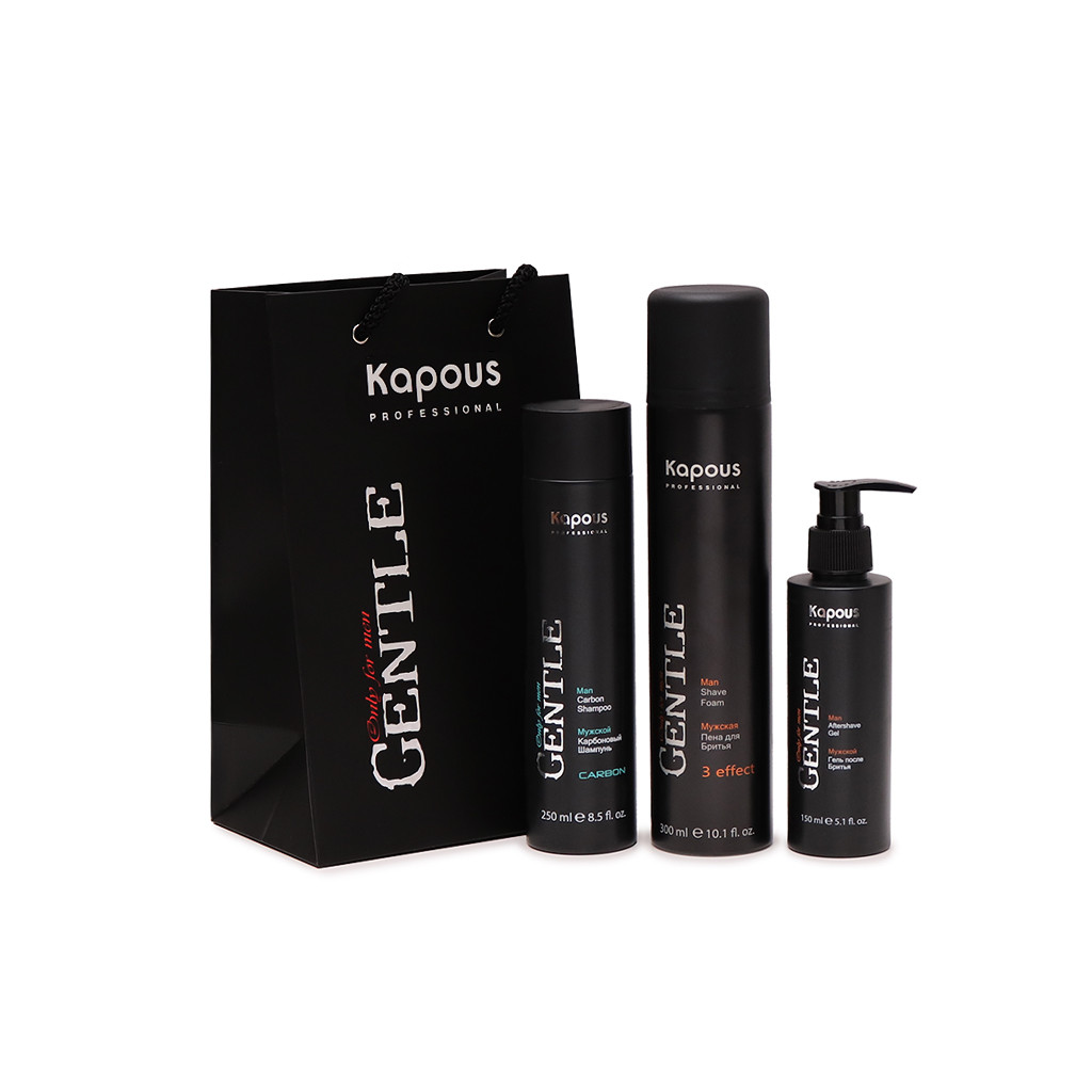 Мужской набор для всех типов кожи и волос «Gentlemen»