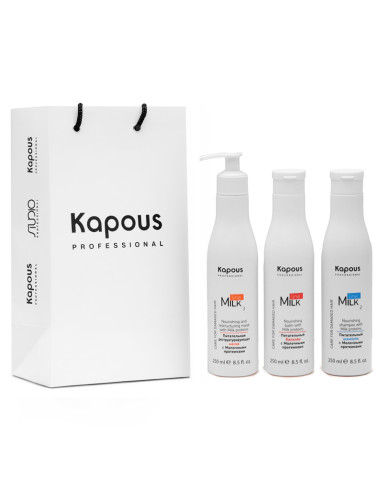 Набор с молочными протеинами для восстановления волос «Milk Line»