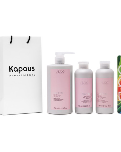 Набор для шелковистых волос с маслом хлопка «Luxe Care»