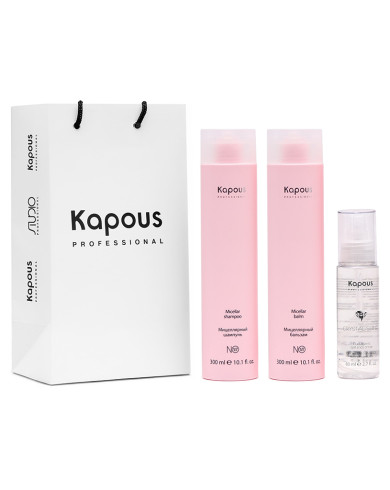 Мицеллярный набор для блеска волос