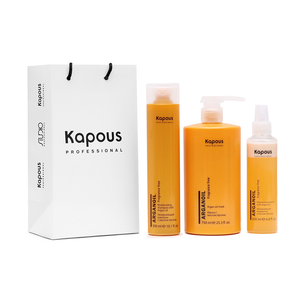 Увлажняющий набор с маслом арганы для волос «Arganoil»