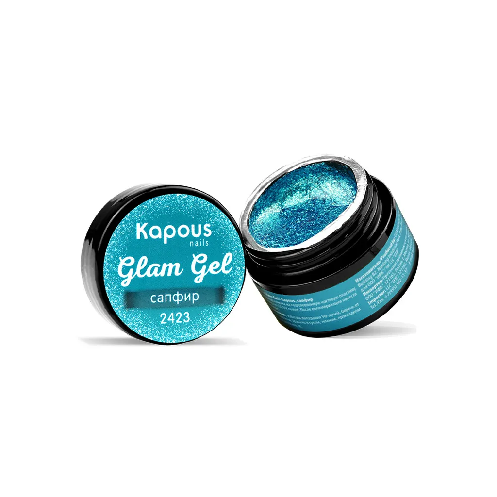 Гель-краска «Glam Gel», сапфир, 5 мл купить по цене 387 ₽ руб в Москве ...