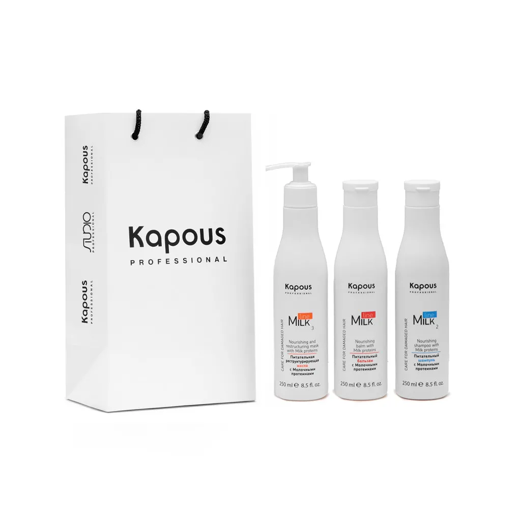 Набор с молочными протеинами для восстановления волос «Milk Line»