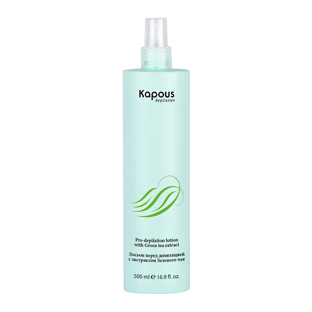 Лосьон перед депиляцией с экстрактом Зеленого чая, 500 мл