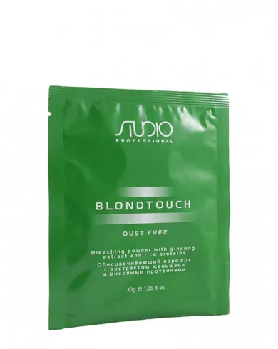 Обесцвечивающий порошок для волос с экстрактом женьшеня и рисовыми протеинами «Dust Free», 30 г