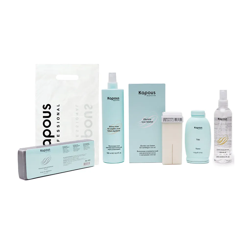 Базовый набор для депиляции с воскоплавом «Kapous Depilation»