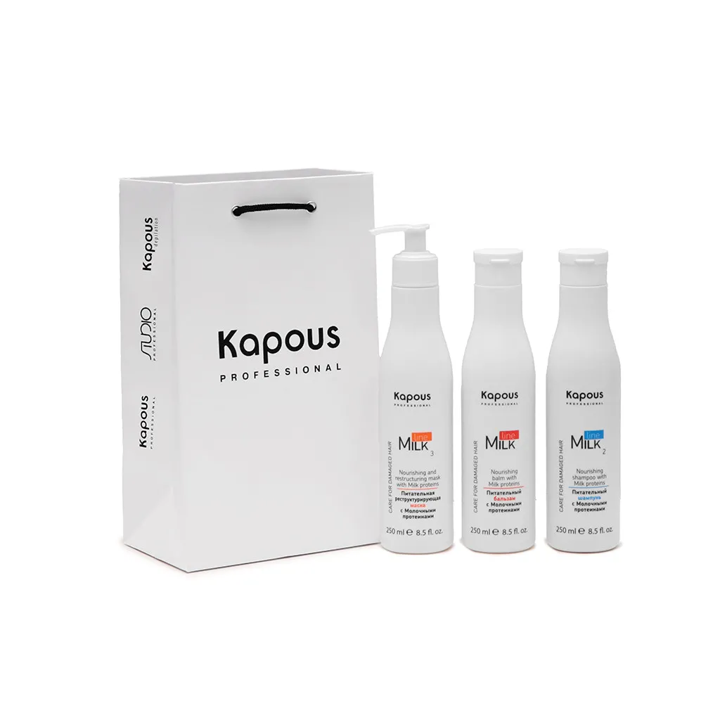 Набор с молочными протеинами для восстановления волос «Milk Line»
