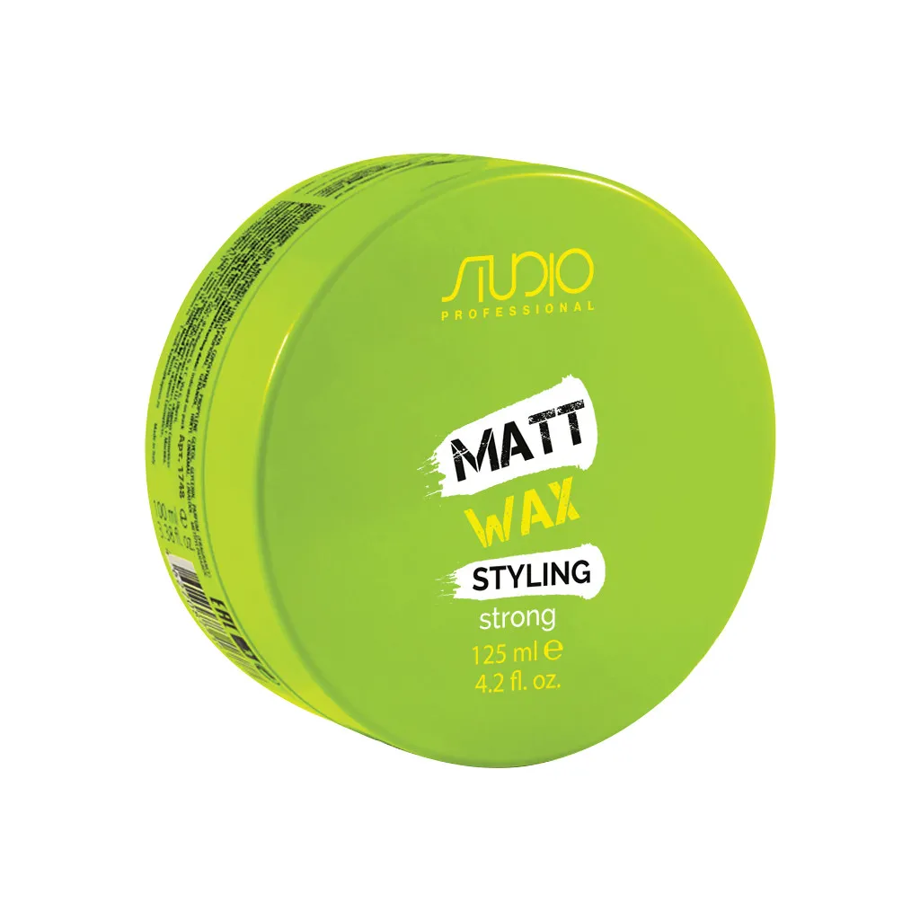 Матовый воск для укладки волос сильной фиксации «Matt Wax», 125 мл