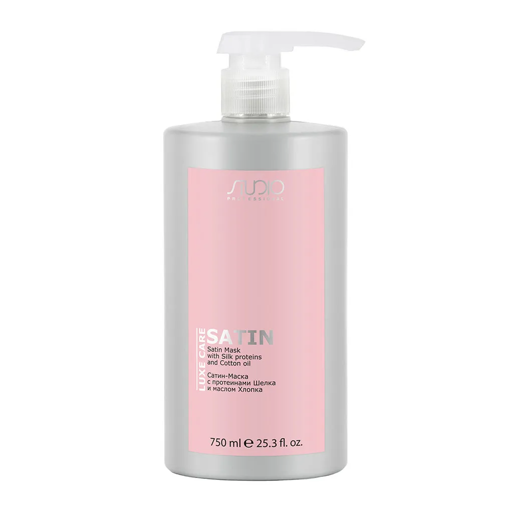 Сатин-Маска с протеинами Шелка и маслом Хлопка серии "Luxe Care", 750 мл