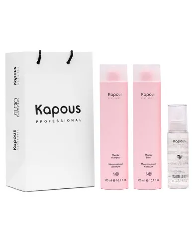 Мицеллярный набор для блеска волос