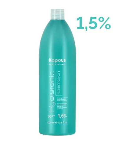Кремообразная окислительная эмульсия «Hyaluronic Cremoxon» с Гиалуроновой кислотой 1,5%, 1000 мл Кремообразная окислительная эмульсия «Hyaluronic Cremoxon» с Гиалуроновой кислотой 1,5%, 1000 мл
